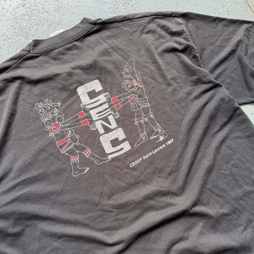 Vintage 1997 CEGEP Saint-Laurent Graphic T-Shirt - Picture 2 of 5